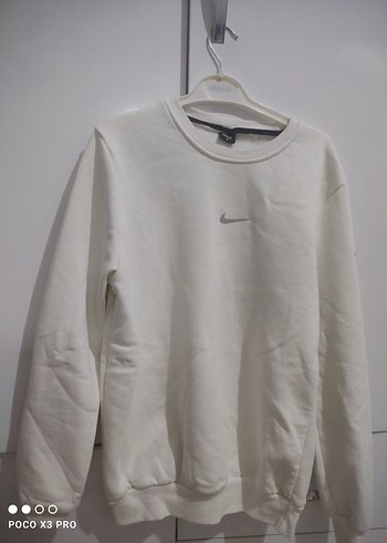 Beyaz kadın Sweatshirt - Görsel 2