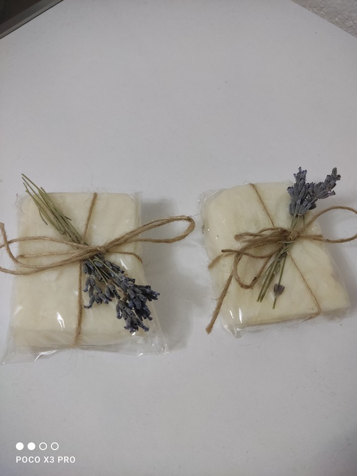 Lavanta süslemeli doğal sabun seti - Görsel 2