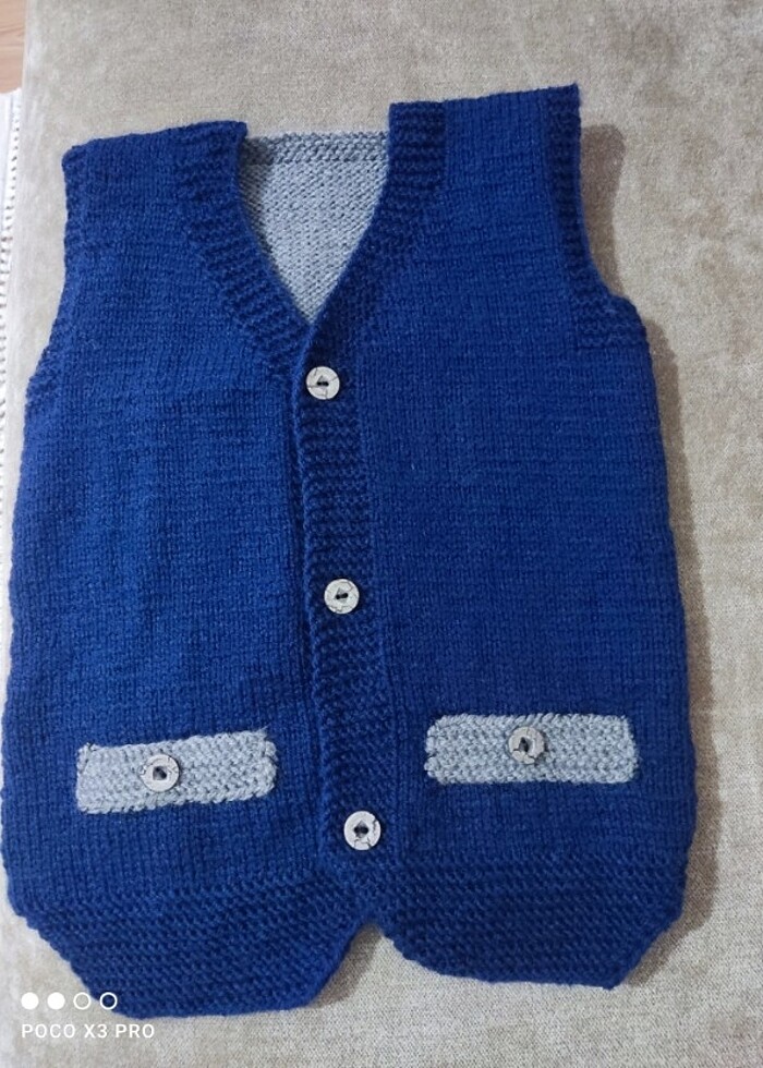 Bebek yeleği ,cepken - Görsel 2