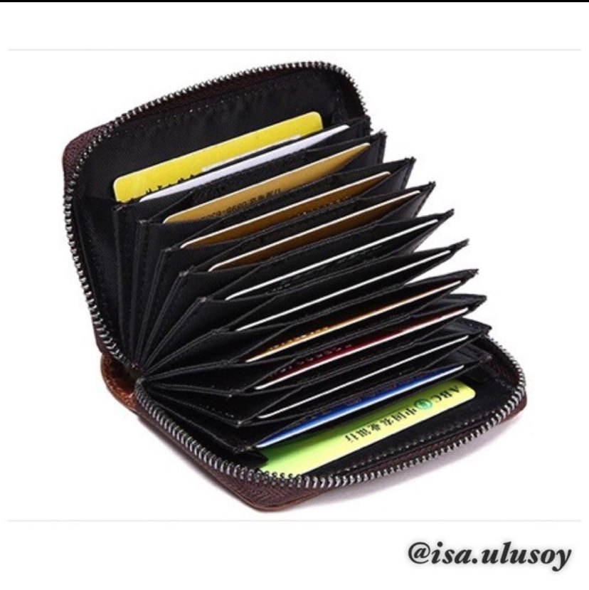 Kahverengi Erkek Deri Cüzdan - Görsel 2