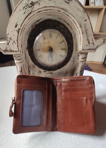 %100 hakiki deri Parlak Kahverengi Erkek Cüzdan - Görsel 3