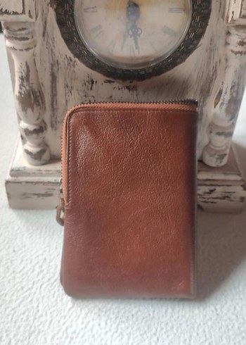 %100 hakiki deri Parlak Kahverengi Erkek Cüzdan - Görsel 5