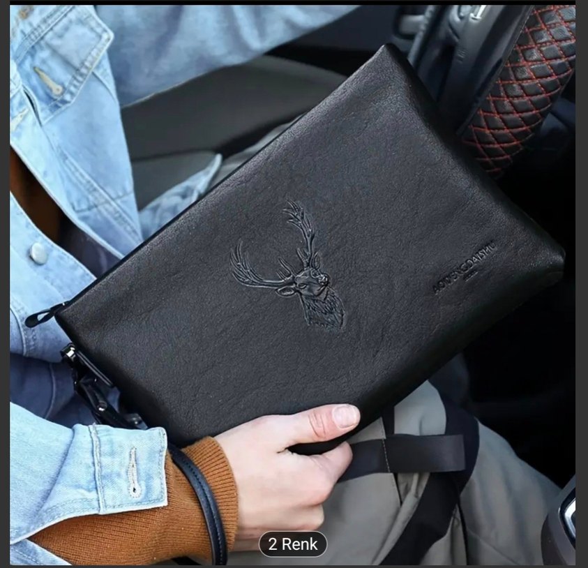 siyah Modern Klasik gunluk Erkek Cüzdan - Görsel 5