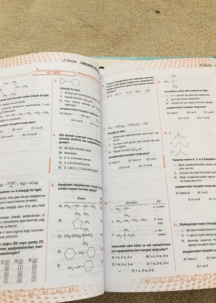 AYT  organik kimya - Görsel 2