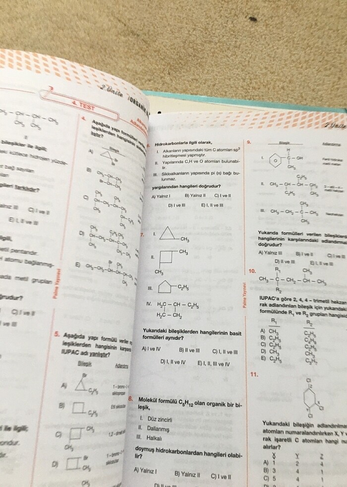 AYT  organik kimya - Görsel 3