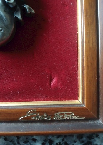 vintage Altın Renkli Parlak Kadın Figürlü Tablo - Görsel 2