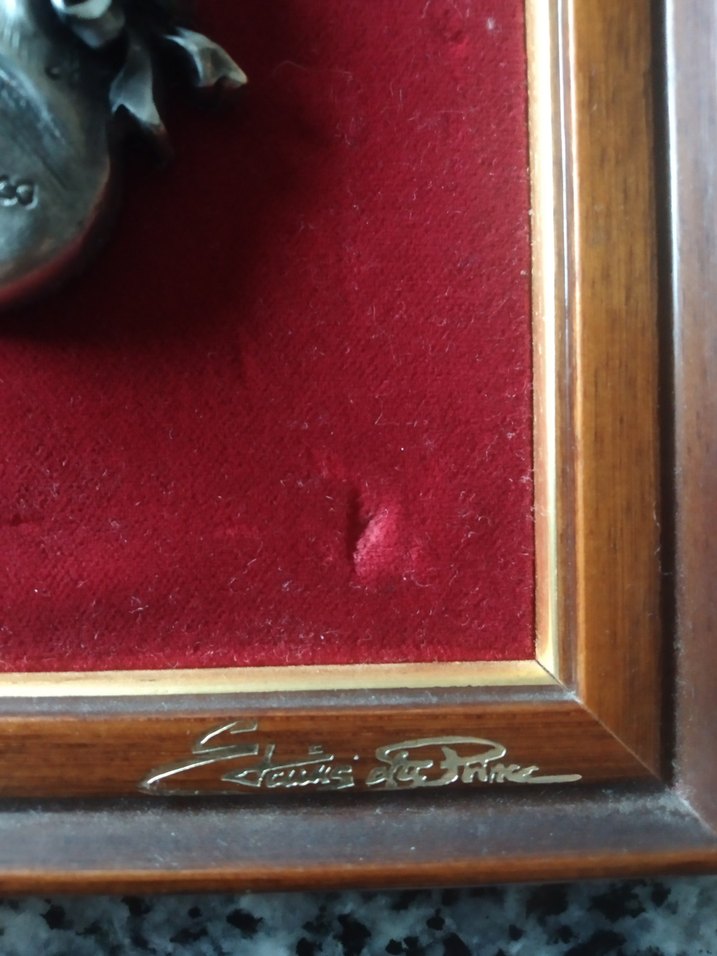 vintage Altın Renkli Parlak Kadın Figürlü Tablo - Görsel 2