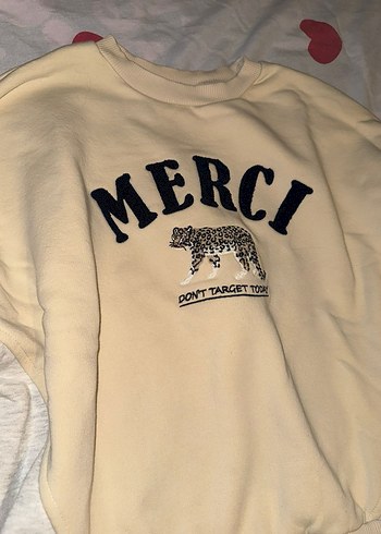 Bej Kadın Sweatshirt Uzun Kollu Rahat Kesim - Görsel 4