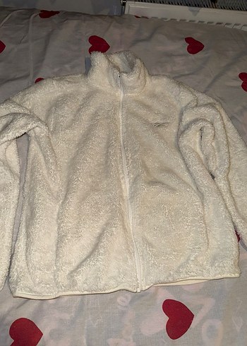 Kadın Beyaz Yüksek Yakalı Sıcak Kış Ceketi - Görsel 3