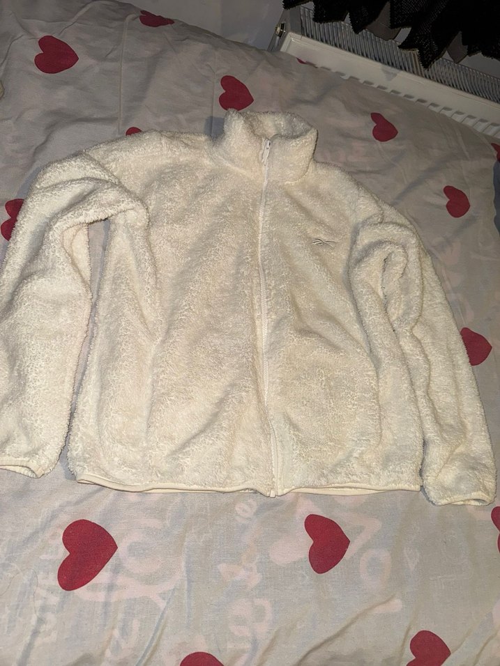 Kadın Beyaz Yüksek Yakalı Sıcak Kış Ceketi - Görsel 2