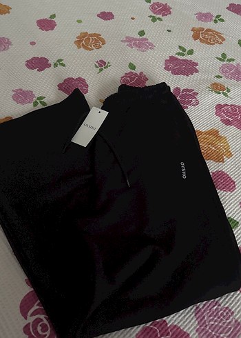 Siyah Rahat Kesim Kadın oysho Eşofman Altı - Görsel 4