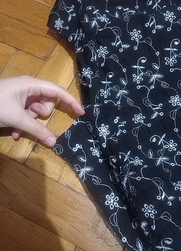 Tesettür keten elbise - Görsel 14