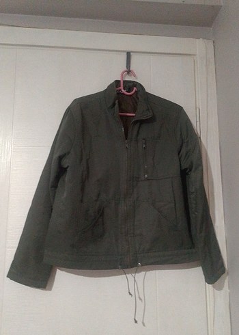 yeşil Fermuarlı Erkek Midi Ceket - Görsel 2