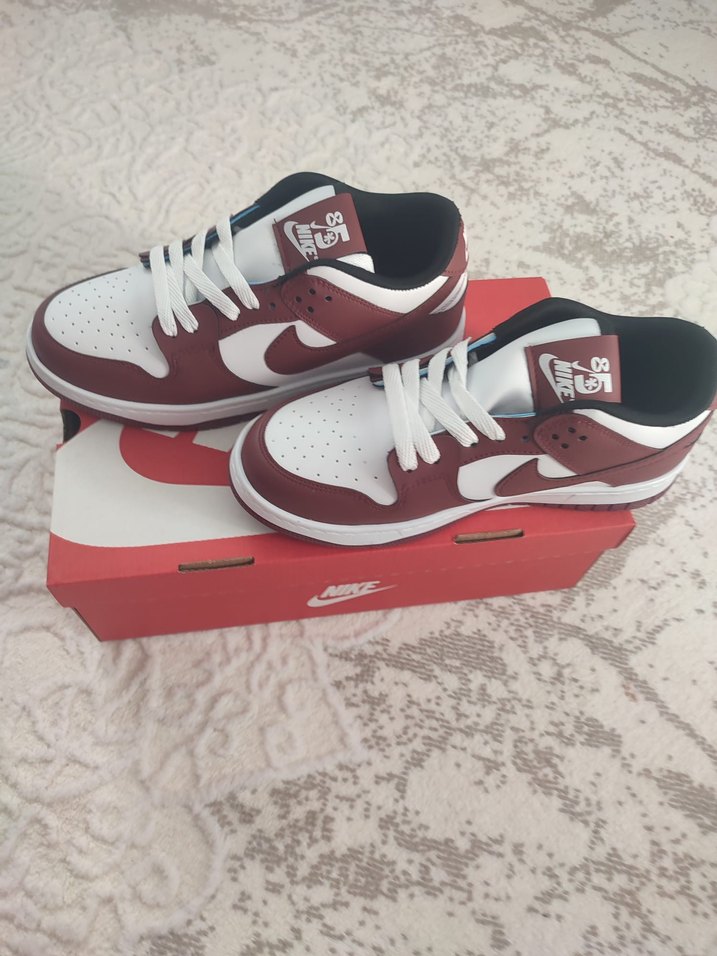 Nike  Dunk bordo Bağcıklı Spor Ayakkabı - Görsel 2