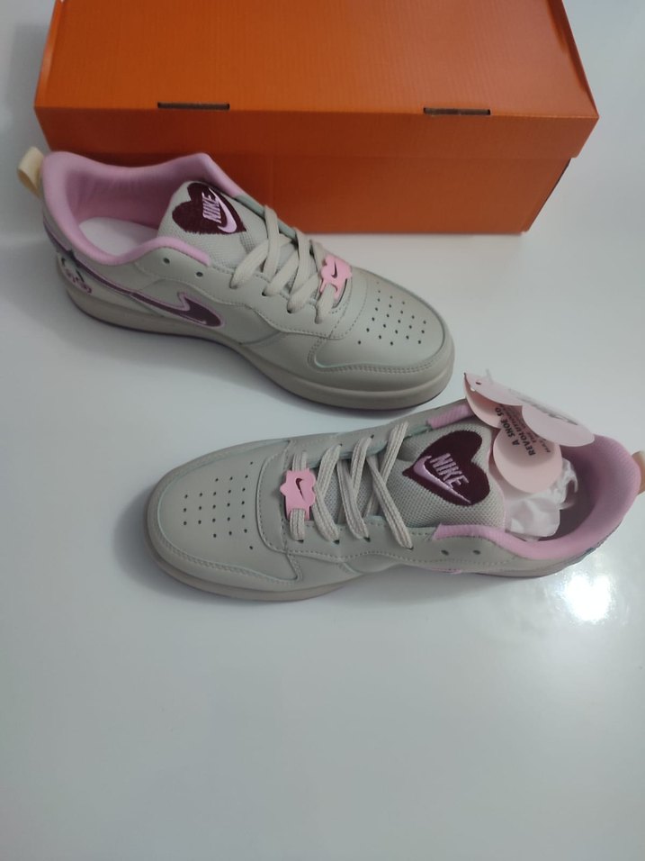 nike air force bej kirazlı ayakkabı - Görsel 2