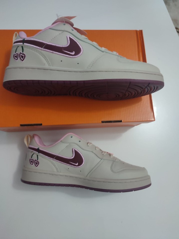 nike air force bej kirazlı ayakkabı - Görsel 2