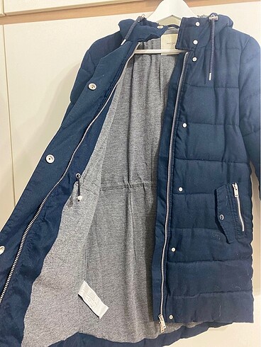 m Beden lacivert Renk MANGO anorak şişme mont