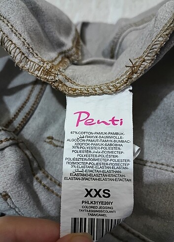 xs Beden Penti taba pantolon tayt 