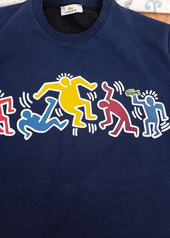 xxl Beden Renkli Baskılı Erkek Sweatshirt