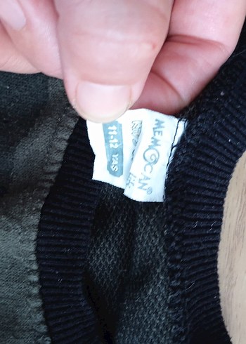 10 Yaş Beden gri Renk Kamuflaj Desenli Erkek cocuk Kapüşonlu Eşofman Takımı