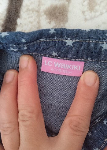 Uzun Kollu Düğmeli Kız Denim Bluz - Görsel 6