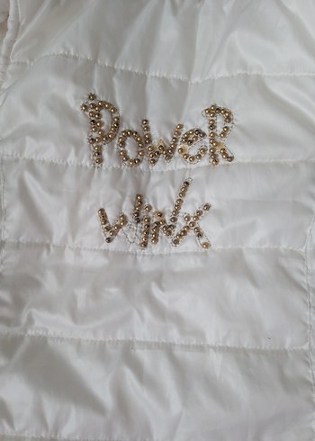 Kız Çocuk Beyaz Kürklü Nakışlı Yelek - Görsel 5