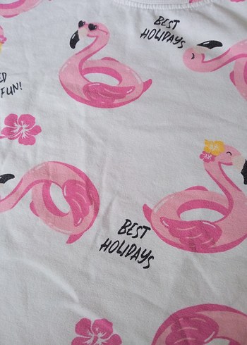 Pembe Desenli kız tişört - Görsel 2