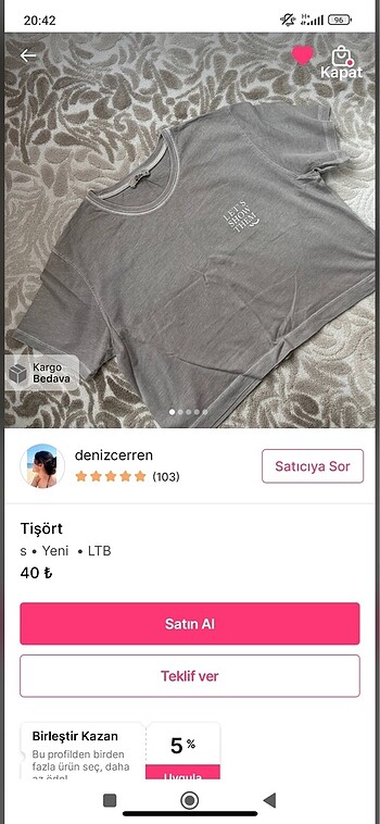 xs Beden Alıncak