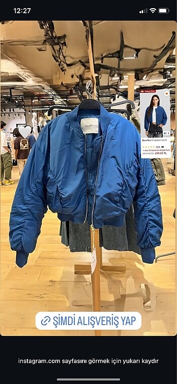 BERSHKA bomber ceket