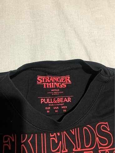m Beden Pull&bear Stranger Things Tişört