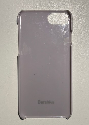 Lila Bershka Biker iPhone 7-8-SE sert kapak Telefon Kılıfı - Görsel 3