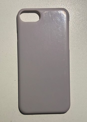 Lila Bershka Biker iPhone 7-8-SE sert kapak Telefon Kılıfı - Görsel 2