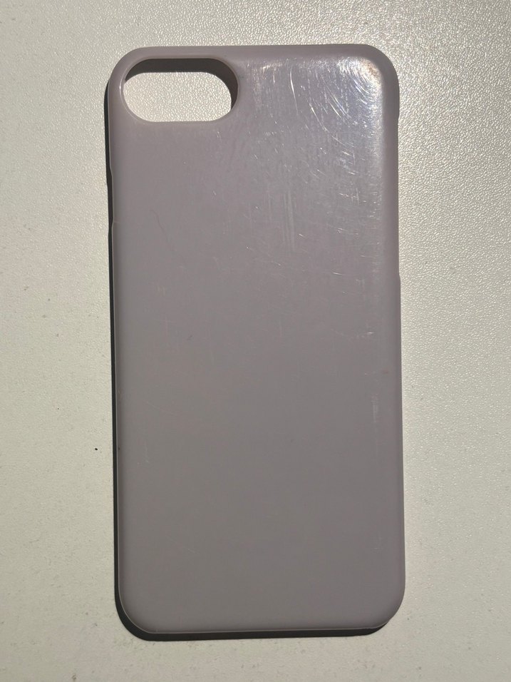 Lila Bershka Biker iPhone 7-8-SE sert kapak Telefon Kılıfı - Görsel 2