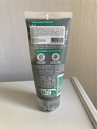 Yves Rocher Yves Rocher Pure Menthe Siyah Nokta Karşıtı Kil Maskesi