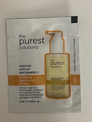 The Purest Solutions Salisilik Asit Yüz Yıkama Jeli