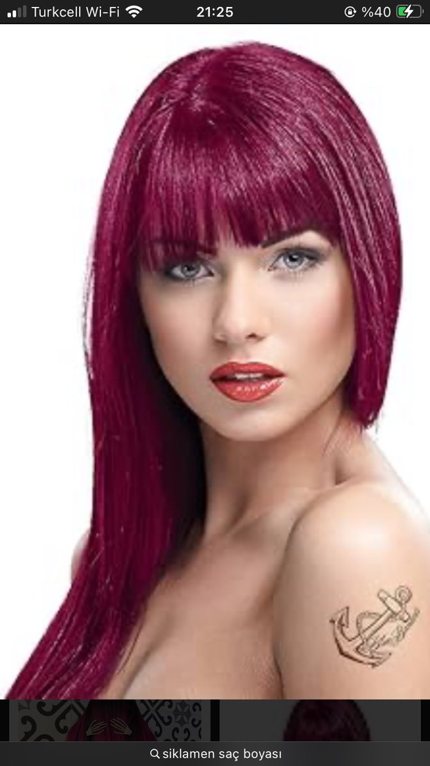 Jeans Color Saç Boyası Siklamen - Görsel 4