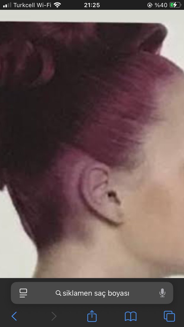 Jeans Color Saç Boyası Siklamen - Görsel 3