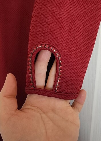 l Beden bordo Renk Bordo midi elbise