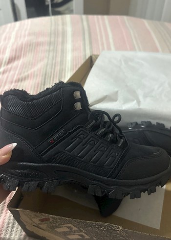 Siyah Tokalı Biker Kadın Bot - Görsel 2