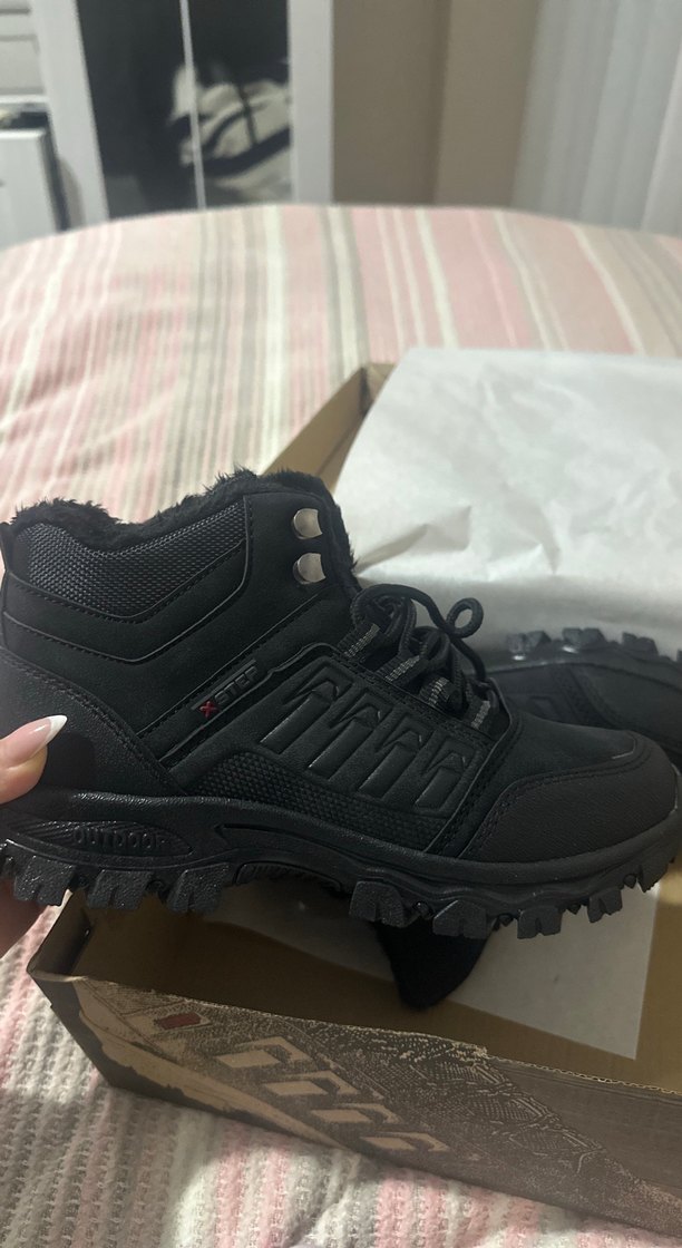 Siyah Tokalı Biker Kadın Bot - Görsel 2