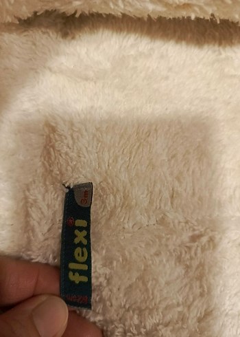 Pembe Kız Bebek Peluş Kapüşonlu Tulum - Görsel 4