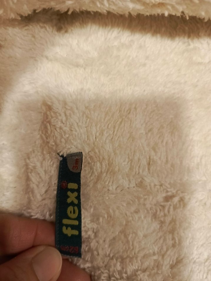 Pembe Kız Bebek Peluş Kapüşonlu Tulum - Görsel 4