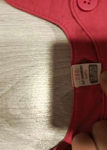 18-24 Ay Beden pembe Renk Kız çocuk Elbisesi