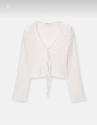 Bağcıklı bluz - Görsel 3