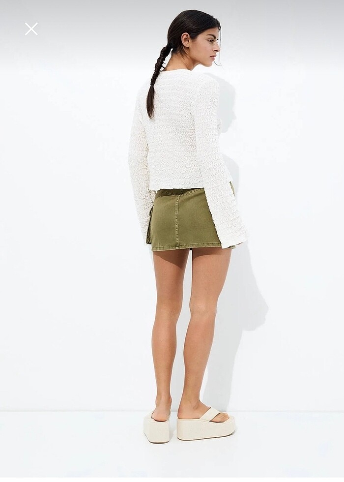 Bağcıklı bluz - Görsel 2