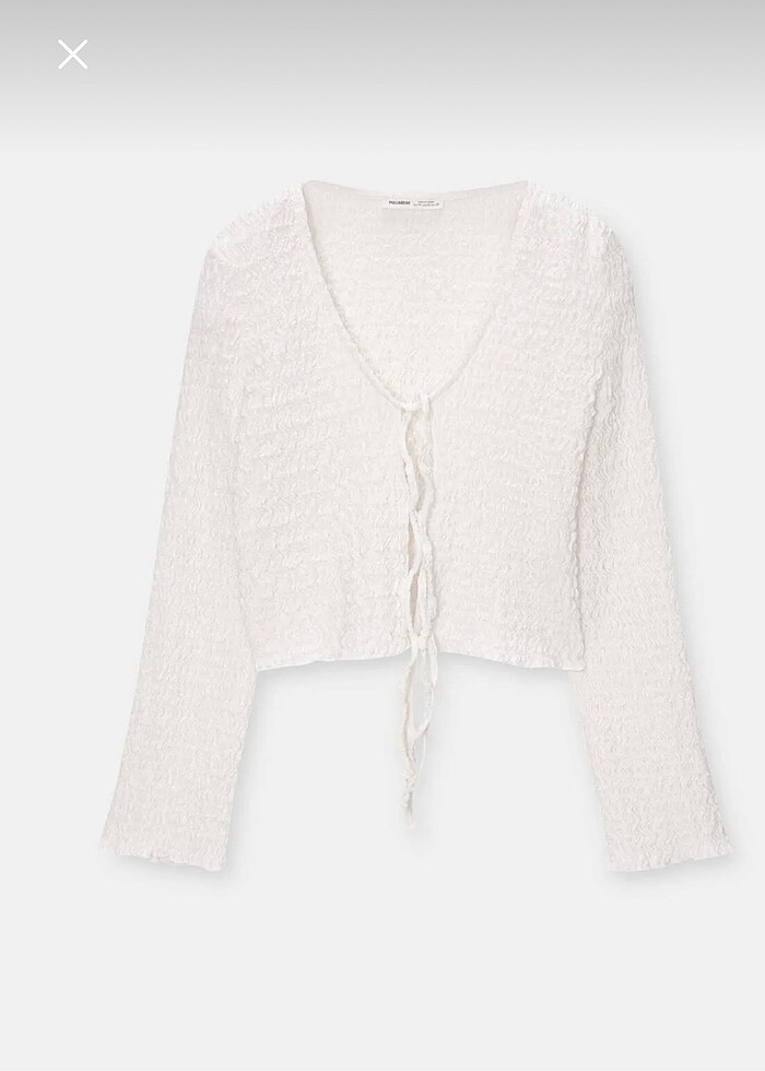 Bağcıklı bluz - Görsel 3