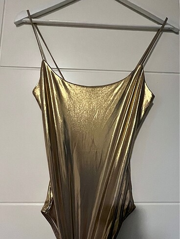 Stradivarius Gold Bodysuit