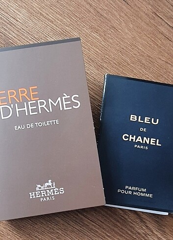 HERMES SAMPLE /BLEU CHANEL SAMPLE