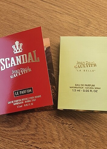 GAULTIER sample parfüm 