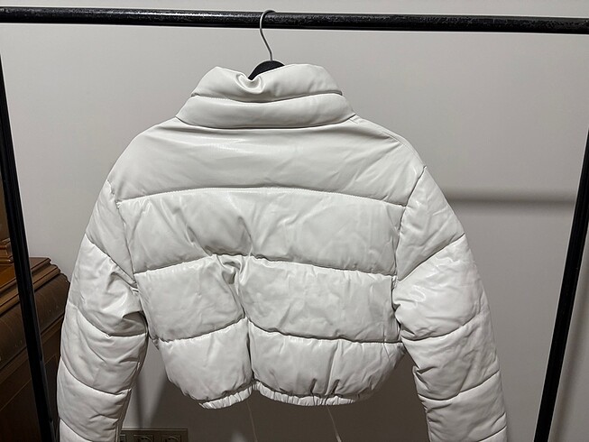 Bershka Bershka beyaz sisme mont